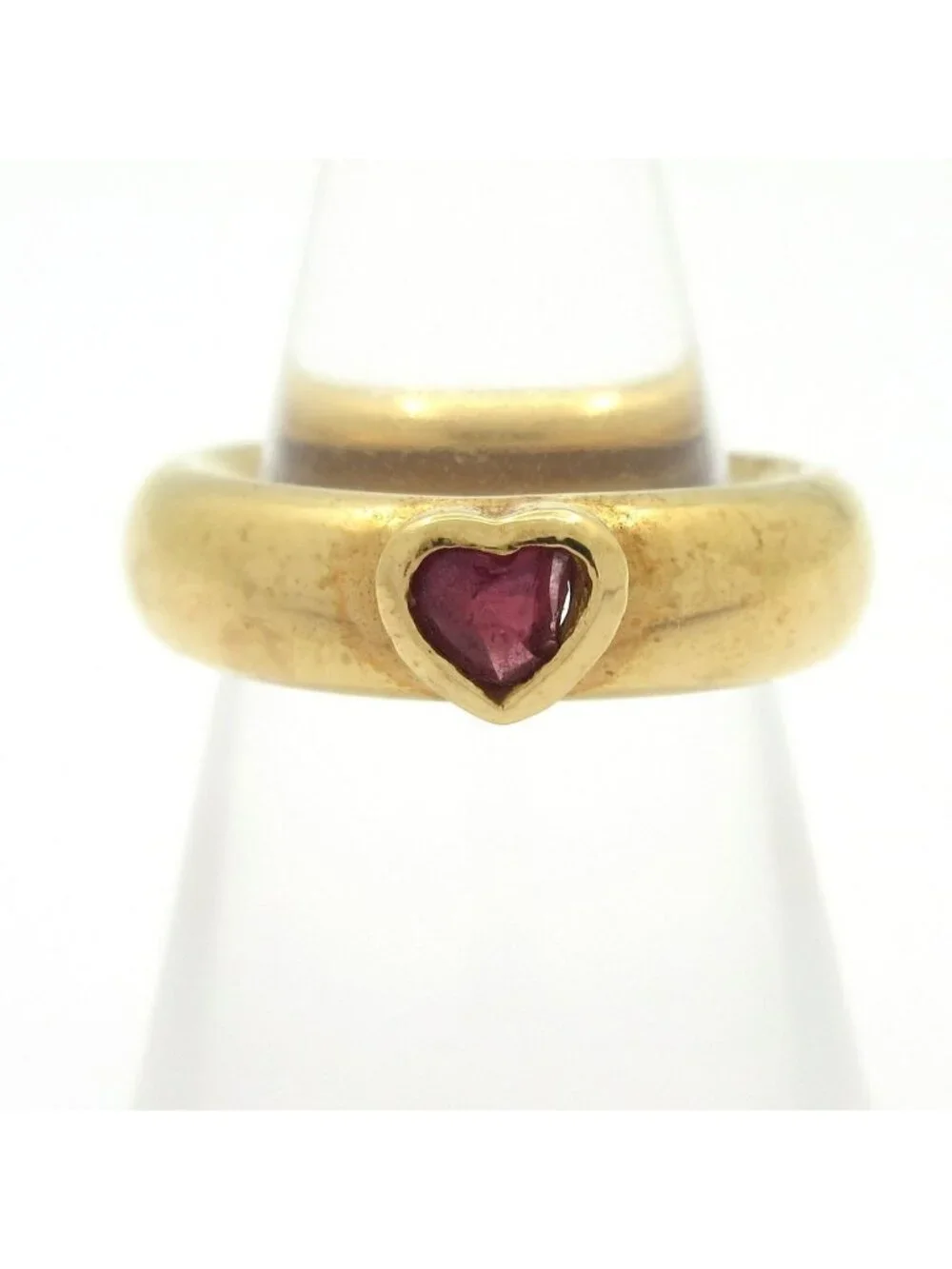 Tiffany & Co Ring Friendship 18k Yellow Gold Pink Tourmaline